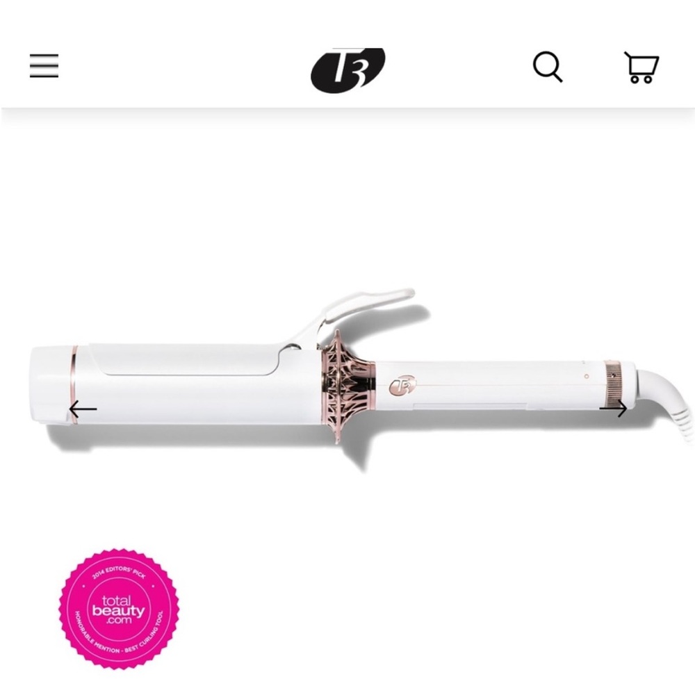 T3 bodywaver curling iron, like new!